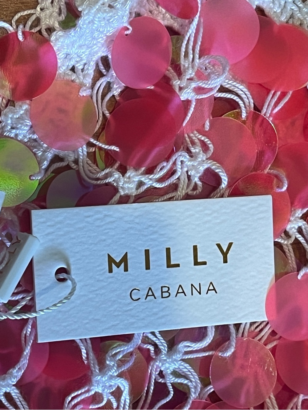 Milly Cabana Sequin Crochet Midi Cover Up Dress - Size P/S - NWT - Picture 5 of 6